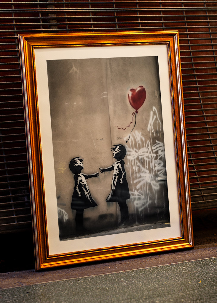 Mädchen mit Ballon, Banksy 
