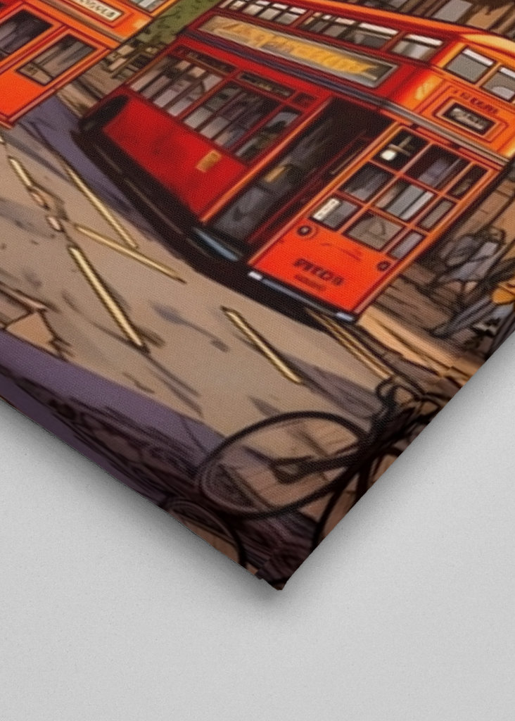 Póster de viaje vintage de Londres