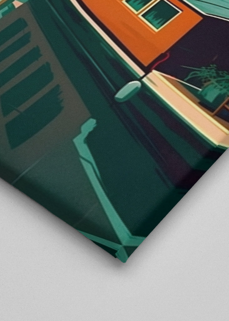 Amsterdam Illustration Poster