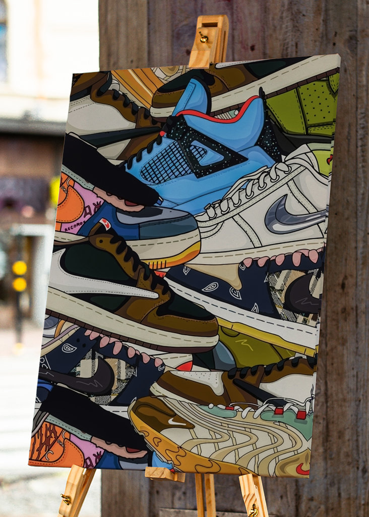 patterns sneaker #008