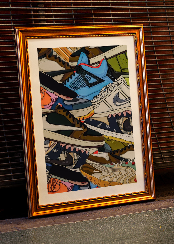 patterns sneaker #008