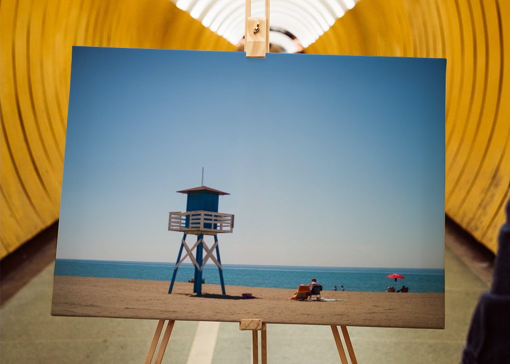 Vyhlídková věž na pláži