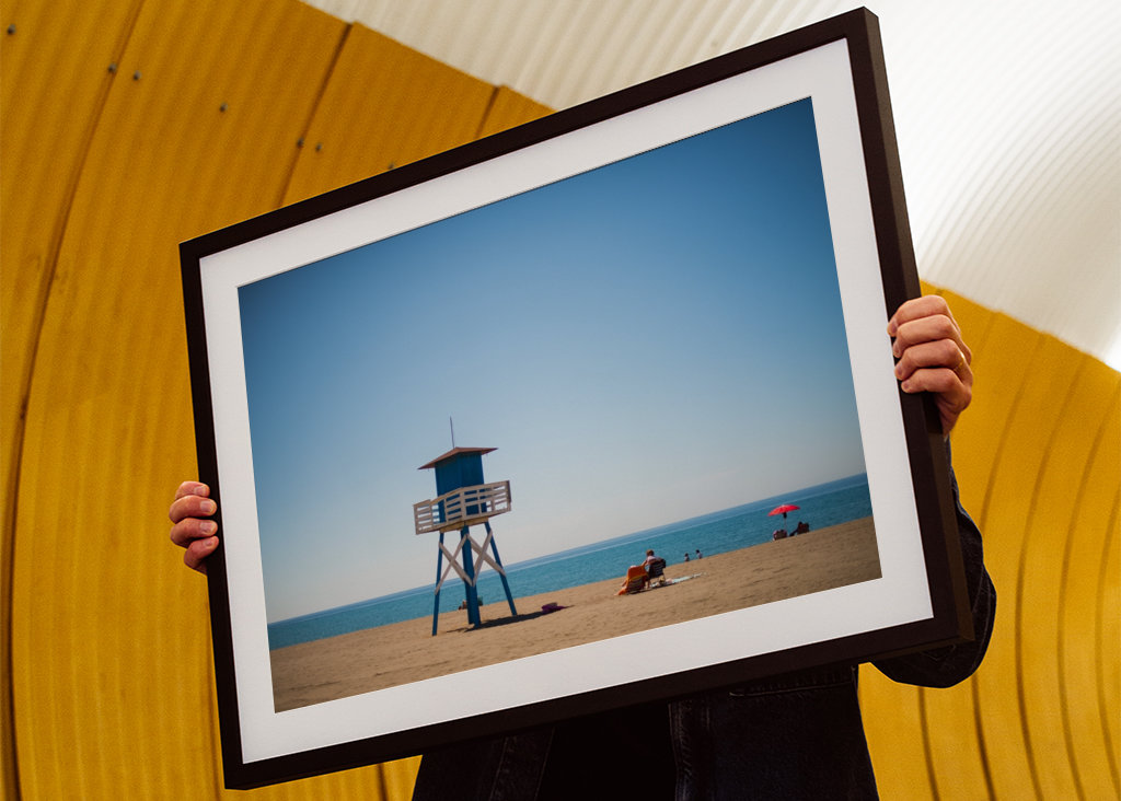 Vyhlídková věž na pláži