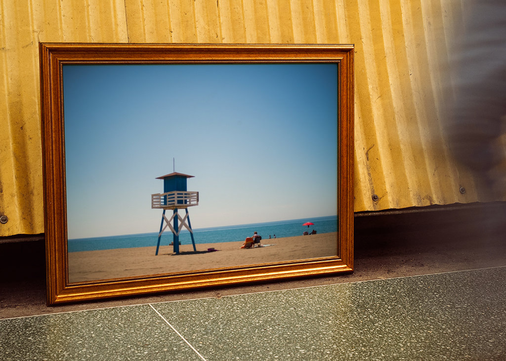 Vyhlídková věž na pláži