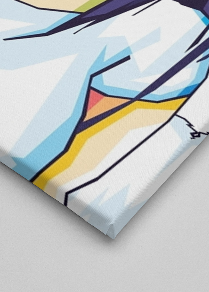 Cute Mask Girls Anime Popart