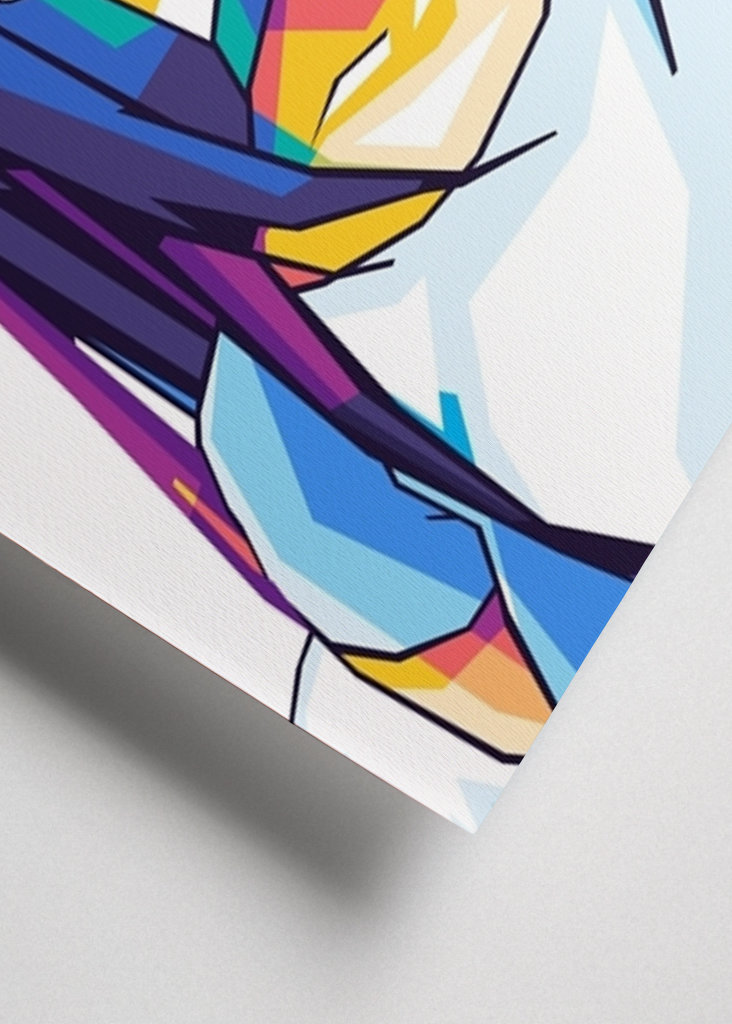 Cute Mask Girls Anime Popart