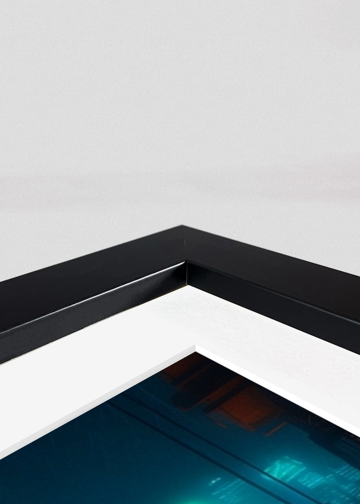 Paisaje urbano colorido en neón