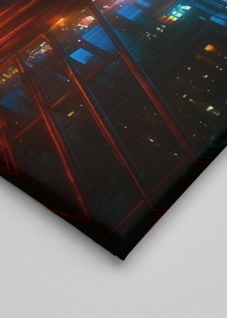 Con vistas a la ciudad de neón