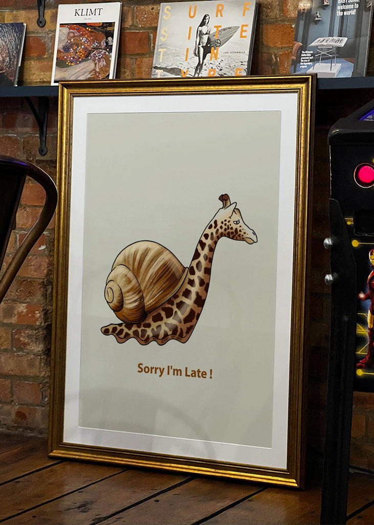 Giraffen-Meme-Poster
