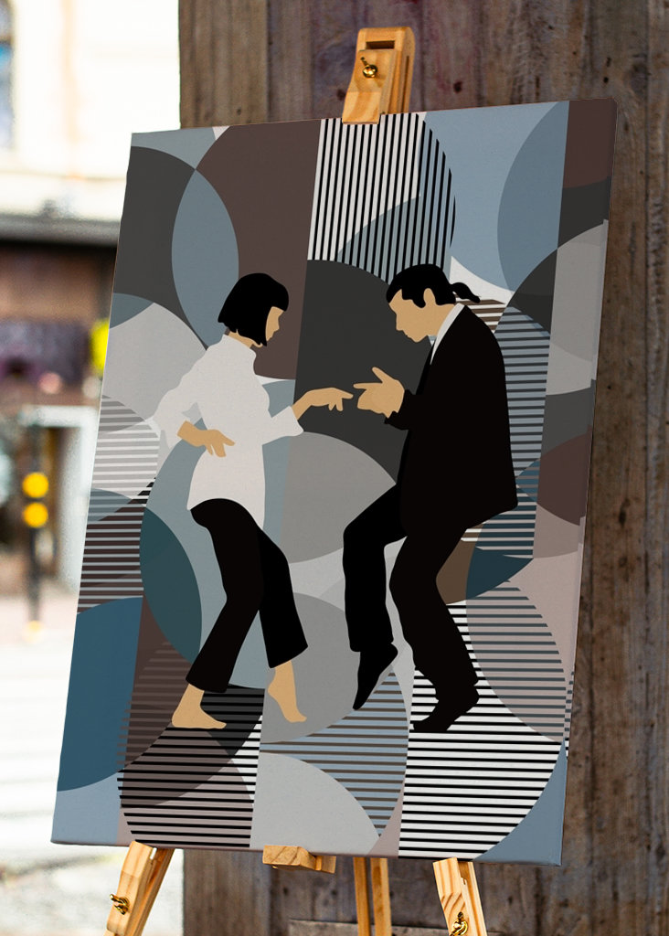 Scena di danza retrò