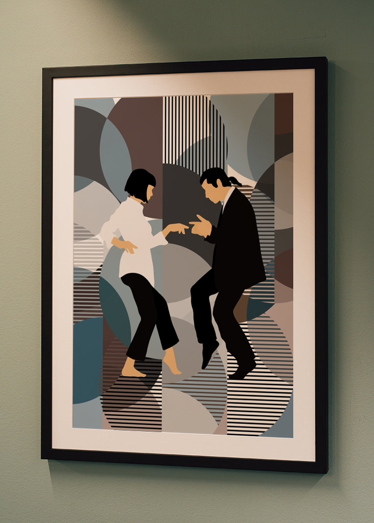 Scena di danza retrò