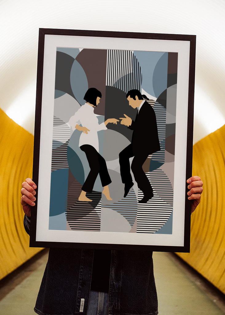 Scena di danza retrò