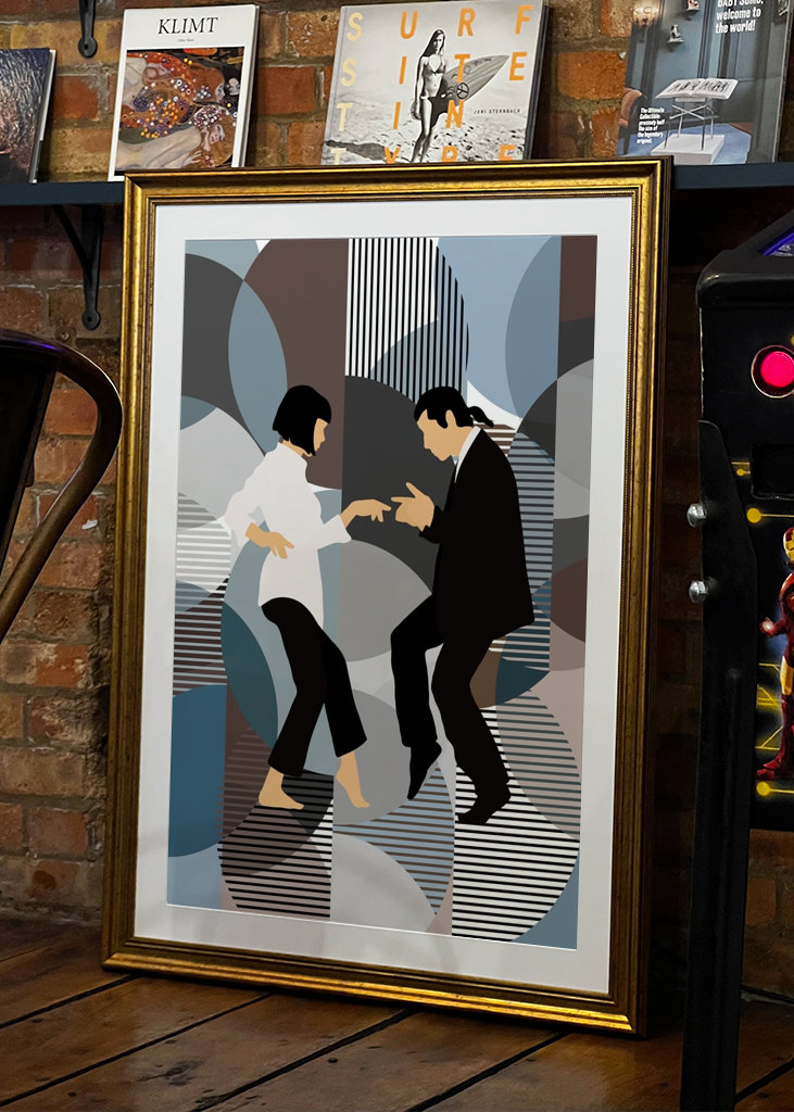 Scena di danza retrò