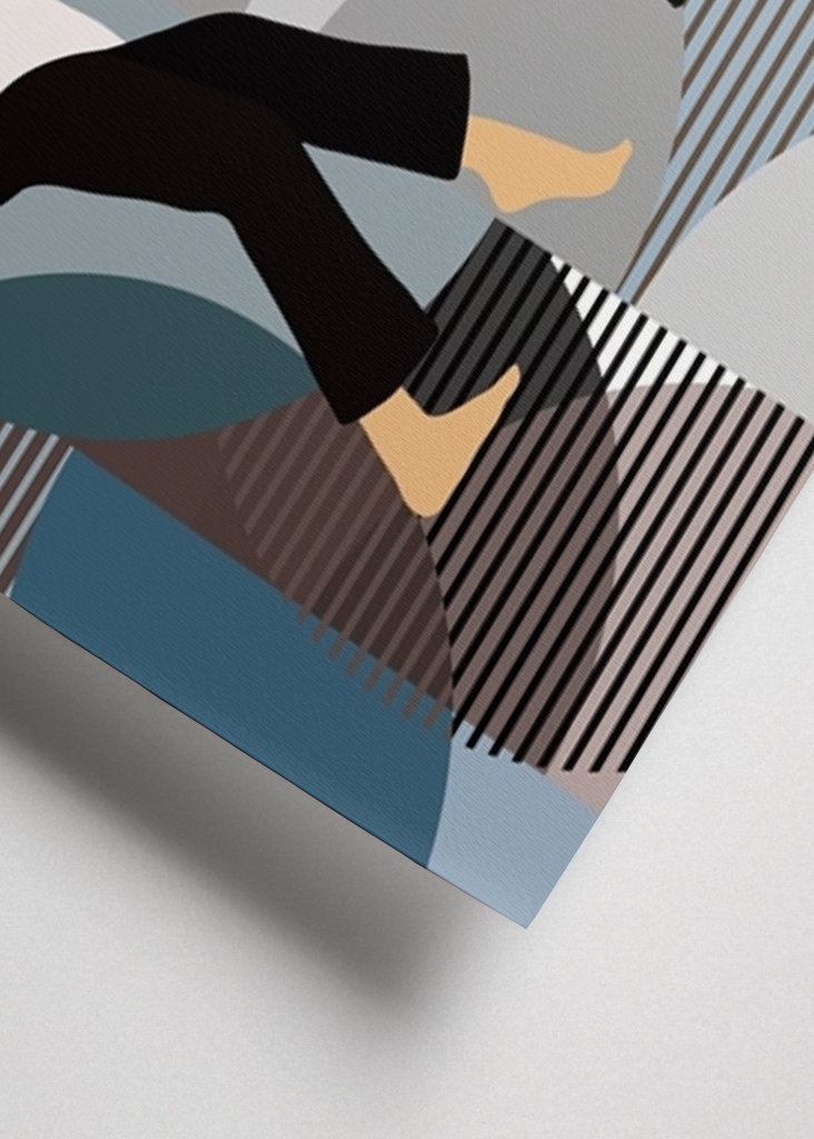 Scena di danza retrò