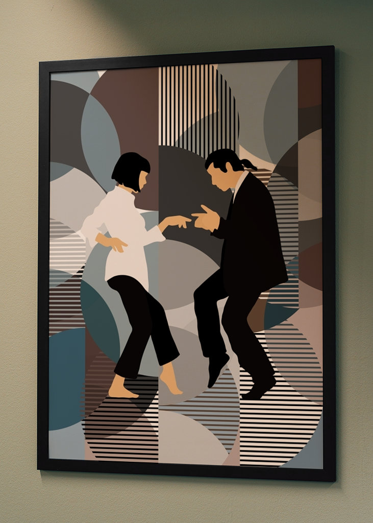 Scena di danza retrò