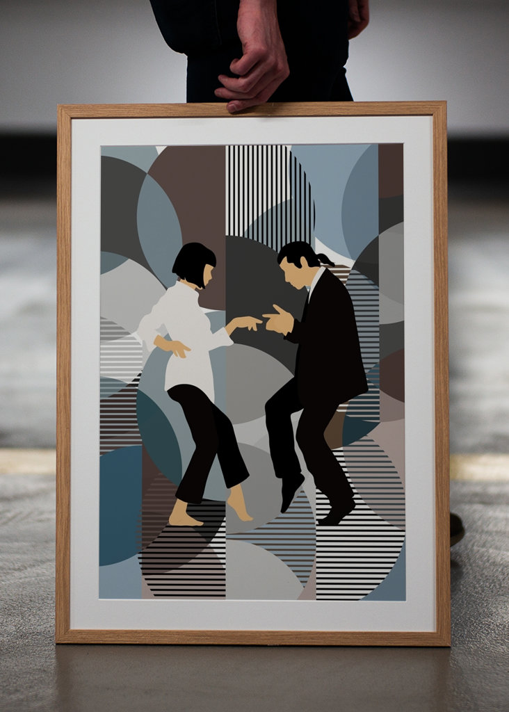 Scena di danza retrò