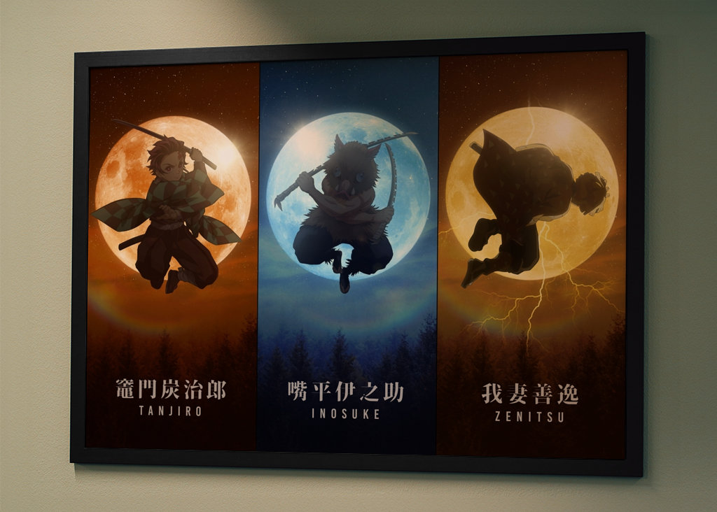 Tanjiro Inosuke Zenitsu