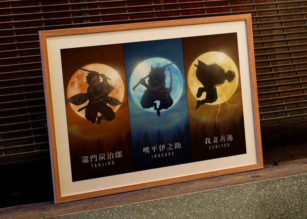 Tanjiro Inosuke Zenitsu