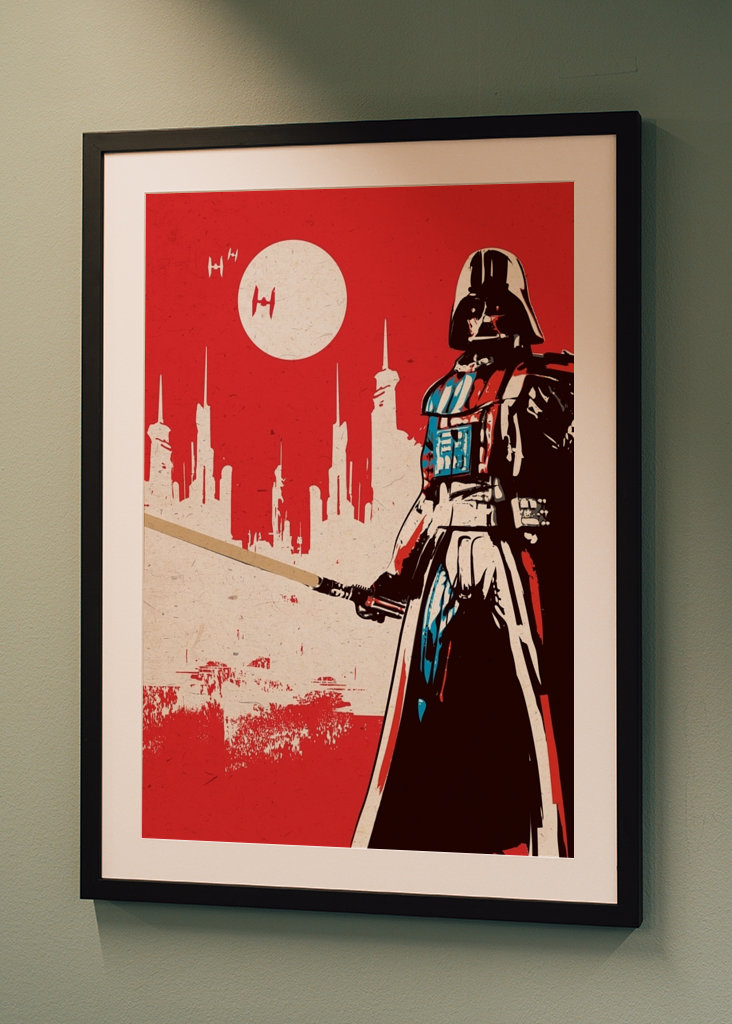 Vintage retro Vader