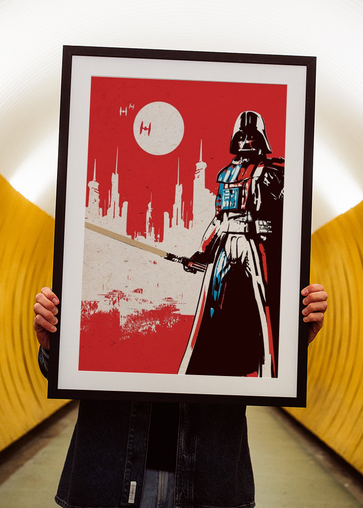 Vintage retro Vader