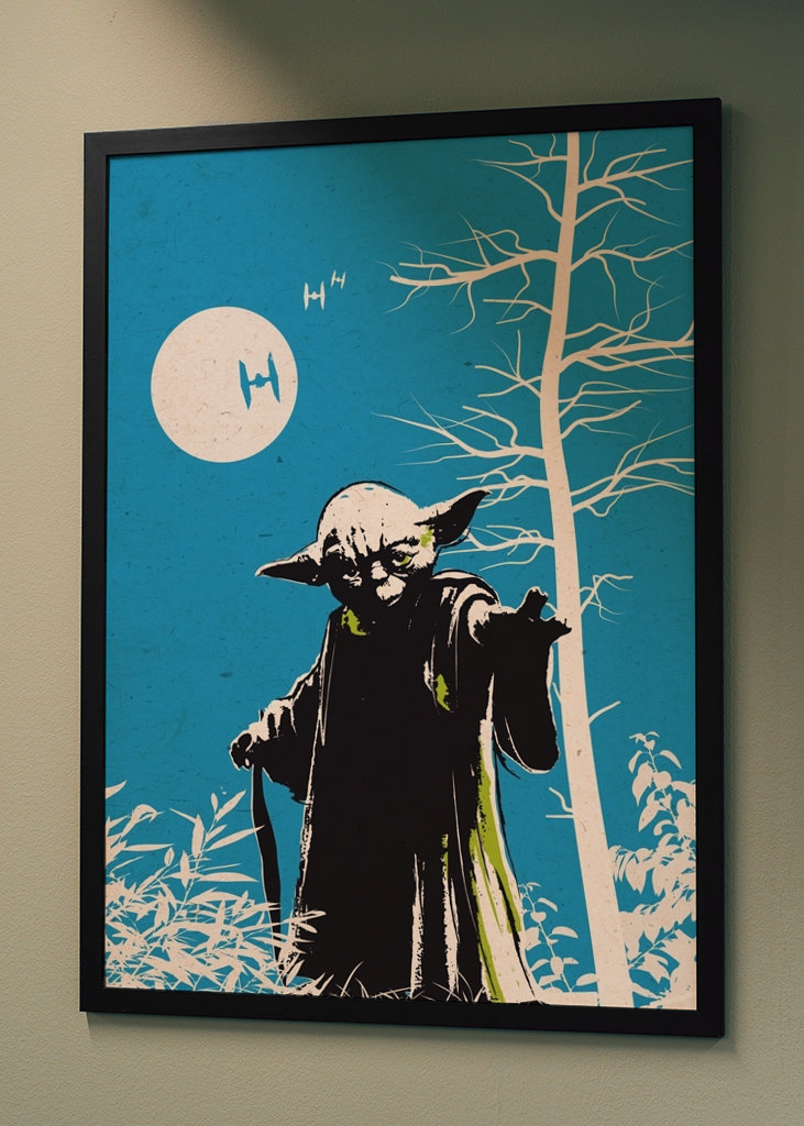 Retro vintage Yoda