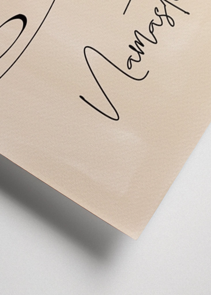 Namaste & Lotus Flower