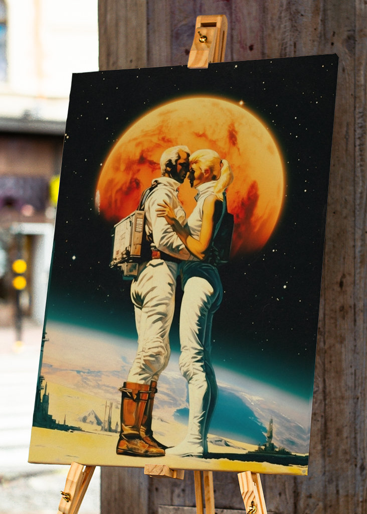 Intergalaktische Science-Fiction-Liebe