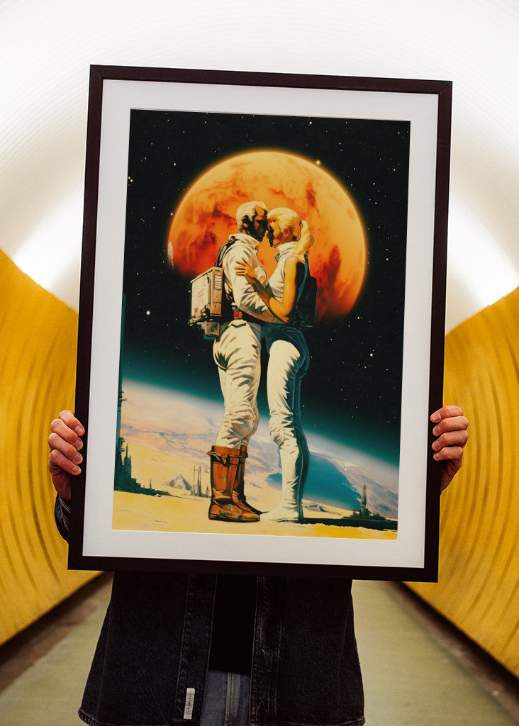 Intergalaktische Science-Fiction-Liebe