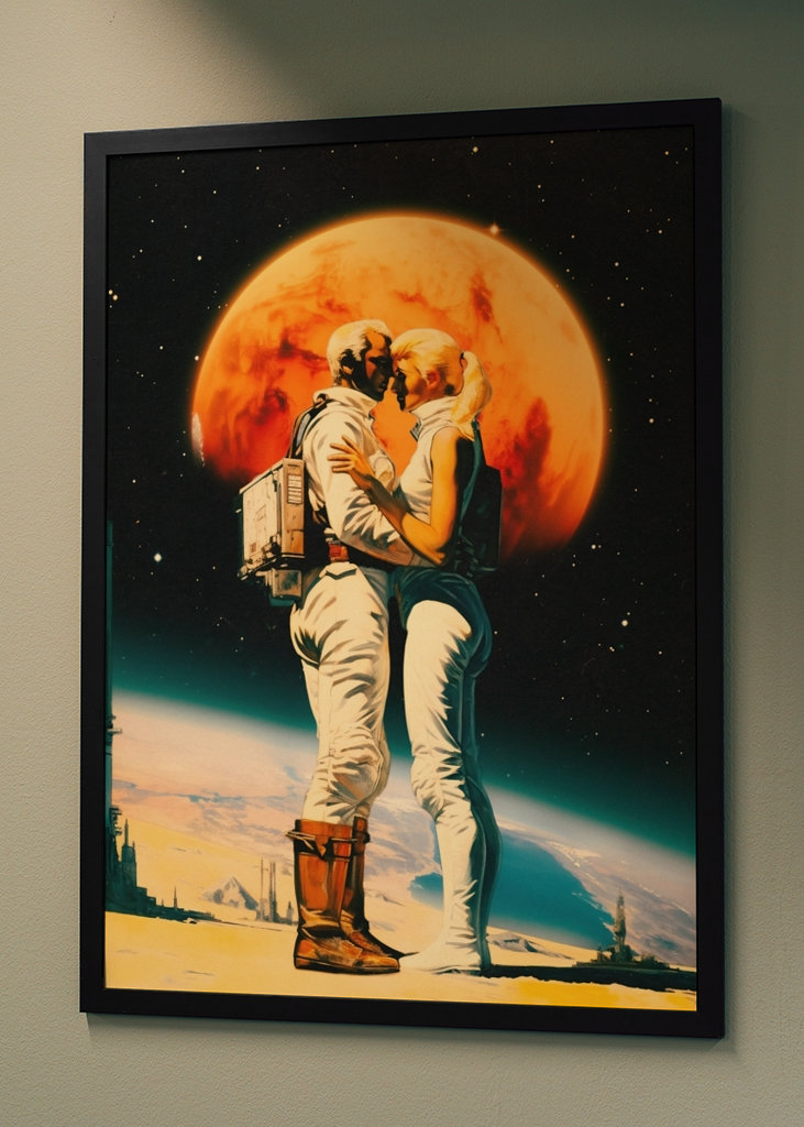 Intergalaktische Science-Fiction-Liebe