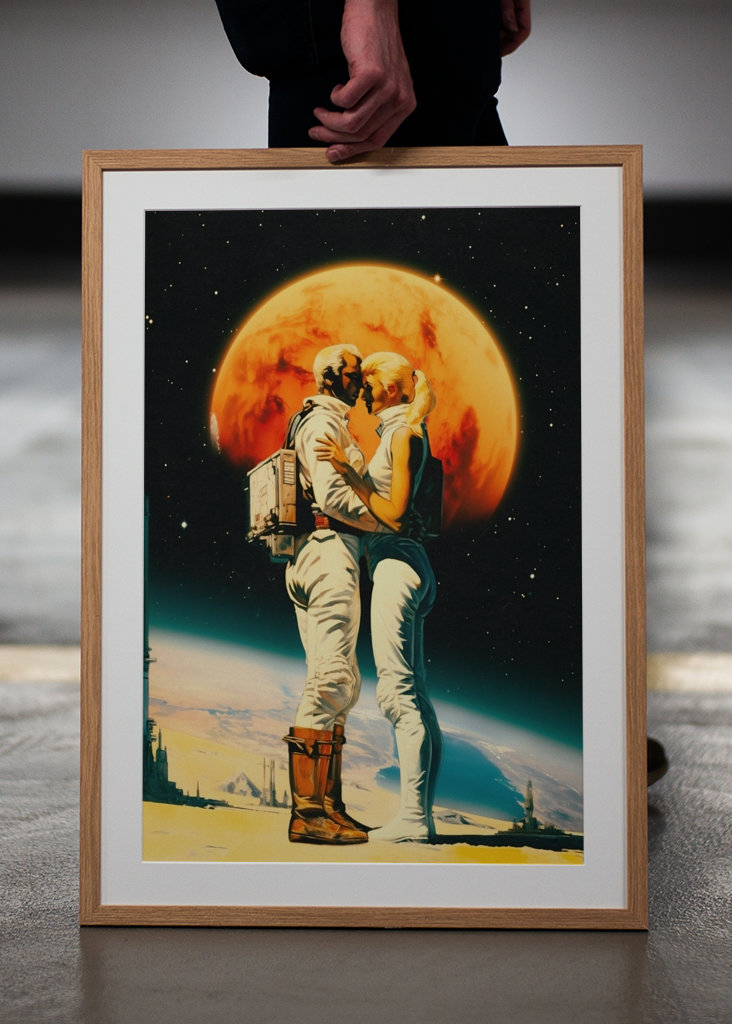 Intergalaktische Science-Fiction-Liebe