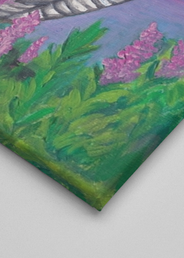 Egy lila nyári este a hegyekben 