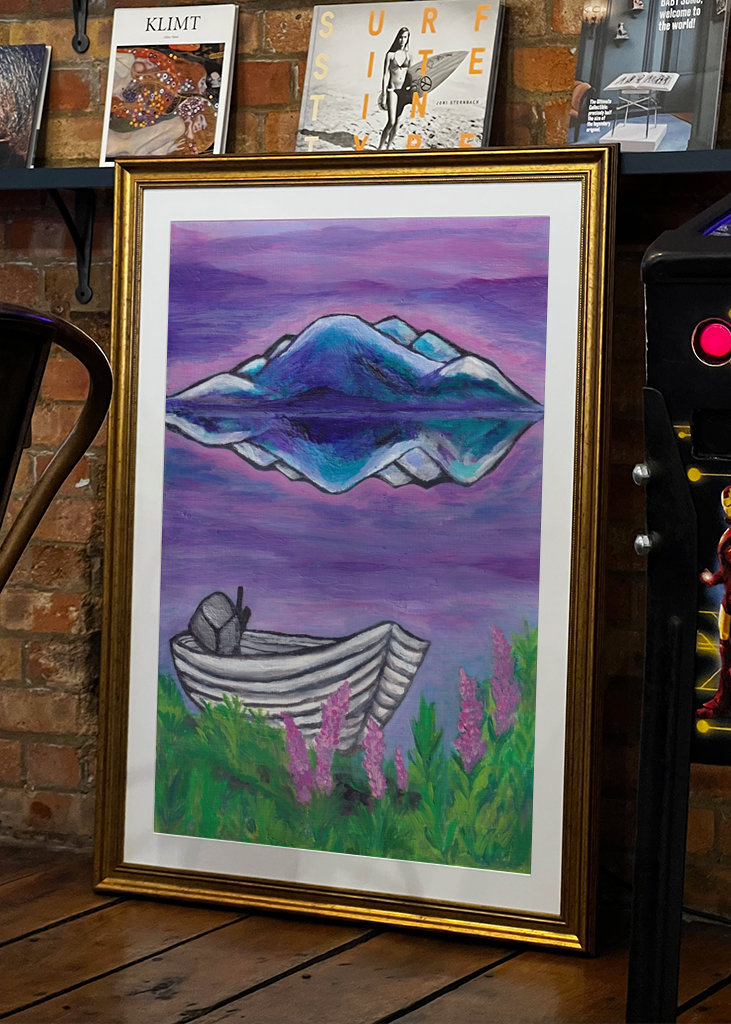 Egy lila nyári este a hegyekben 