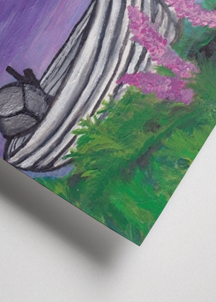 Egy lila nyári este a hegyekben 