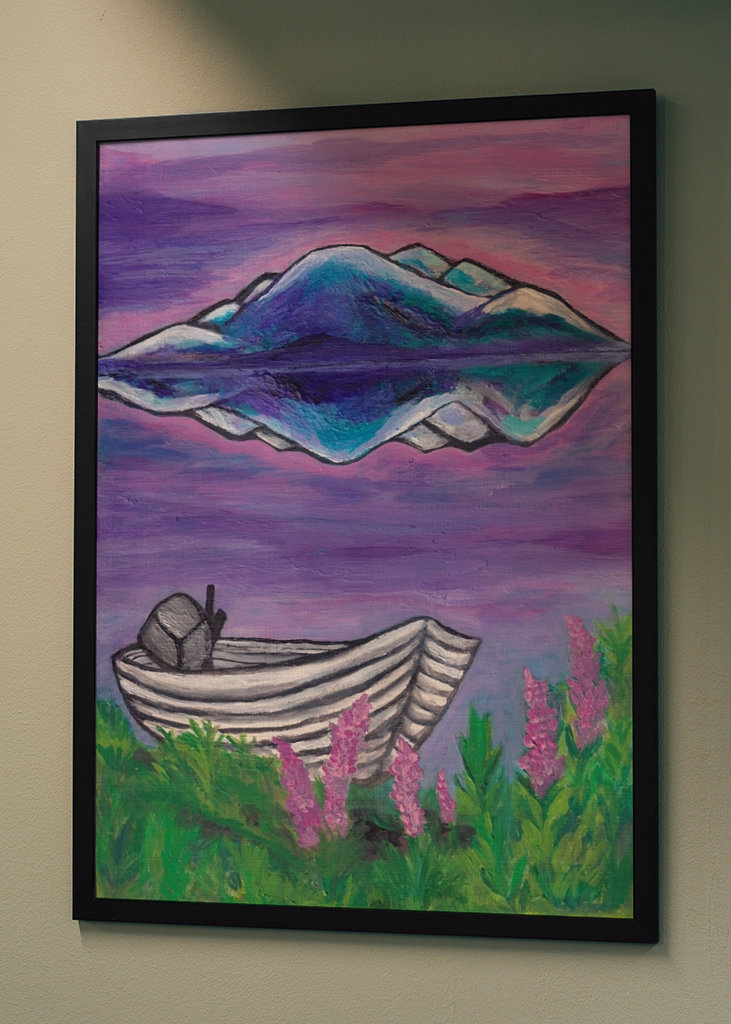 Egy lila nyári este a hegyekben 