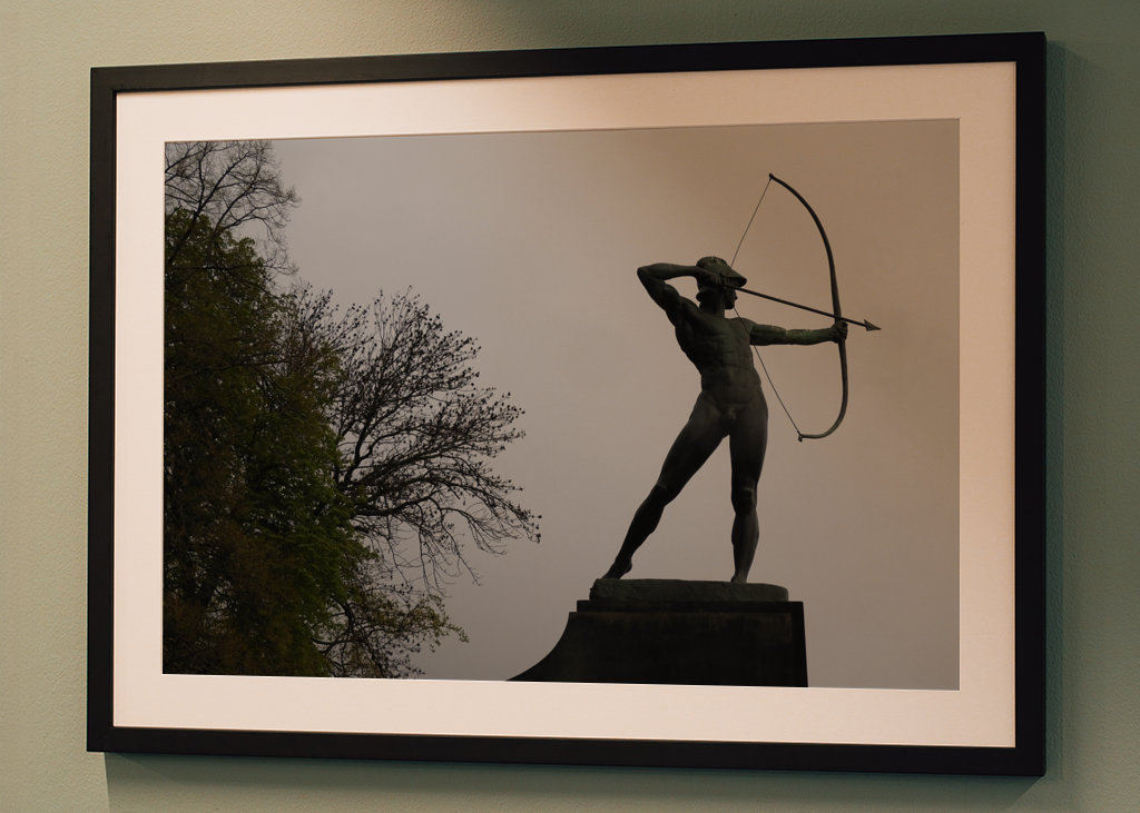 Socha lučištníka Drážďany