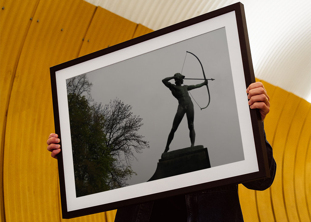 Socha lučištníka Drážďany