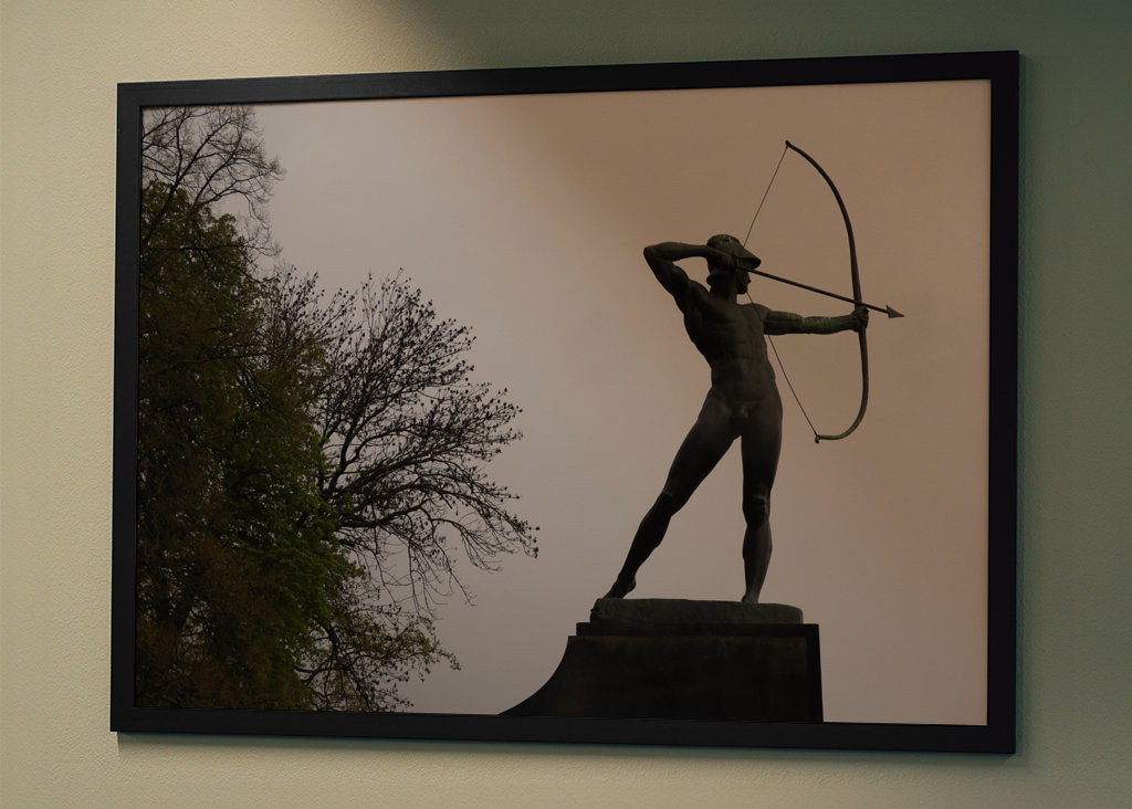 Socha lučištníka Drážďany