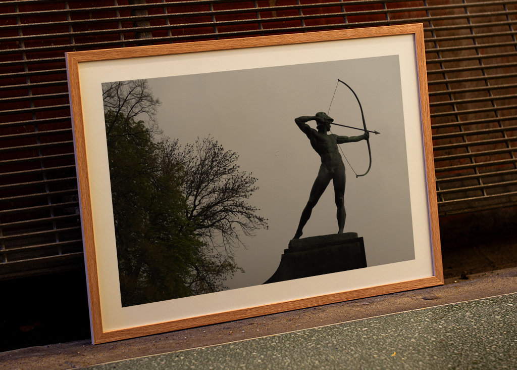 Socha lučištníka Drážďany