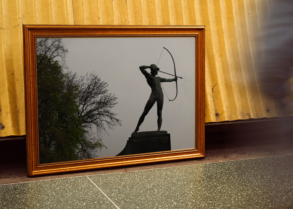 Socha lučištníka Drážďany