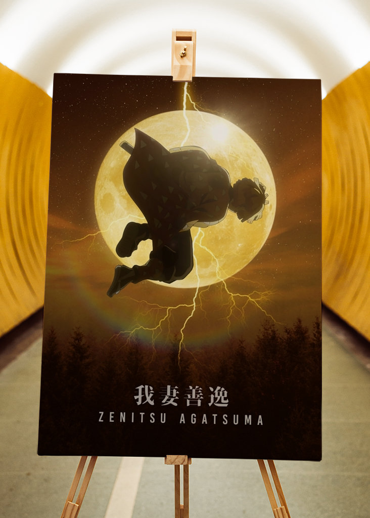 Zenitsu Agatsuma Moon