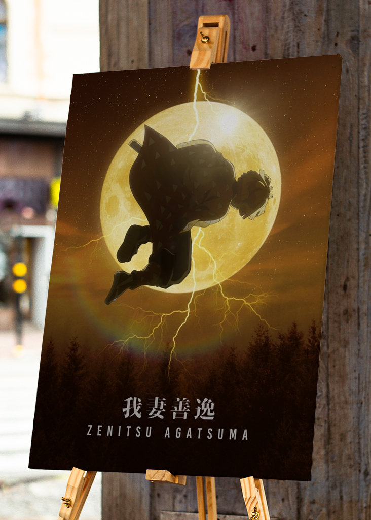 Zenitsu Agatsuma Moon