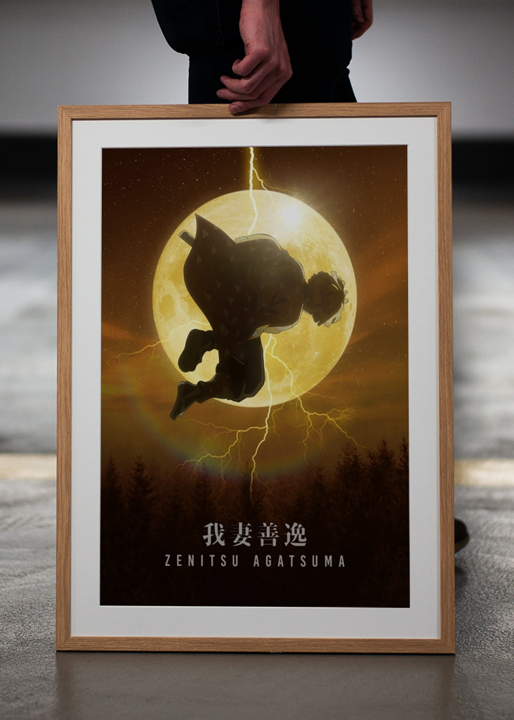 Zenitsu Agatsuma Moon