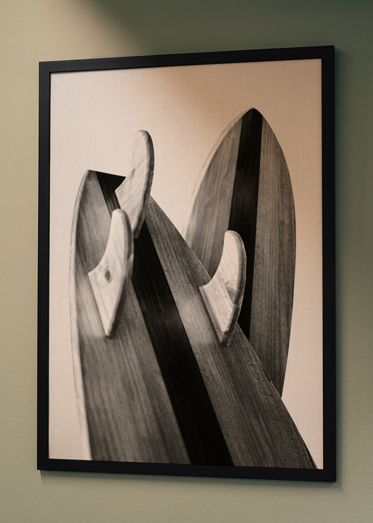 Dřevěná surfovací prkna