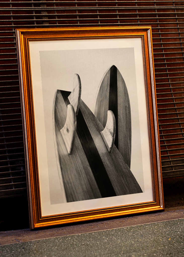 Dřevěná surfovací prkna