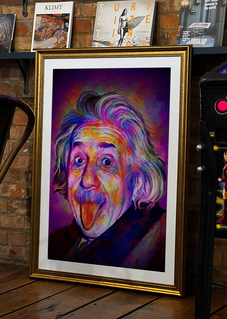 Albert Einstein popart