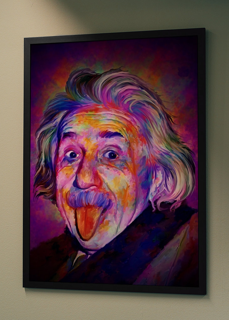 Albert Einstein popart