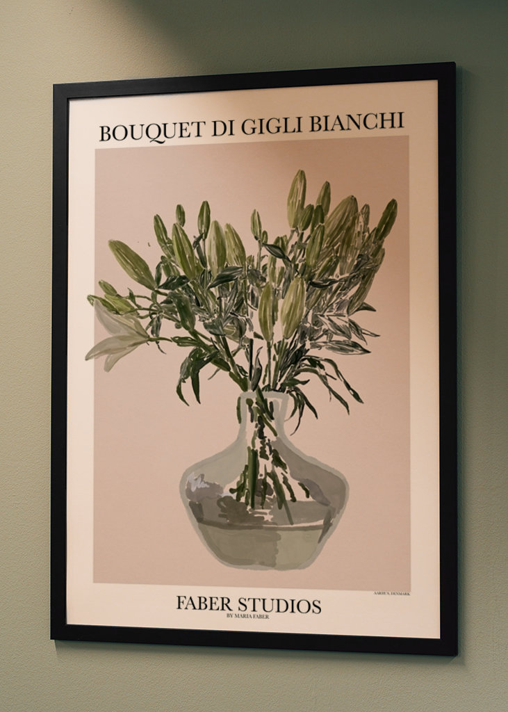 BUKETT AV GIGLI BIANCHI