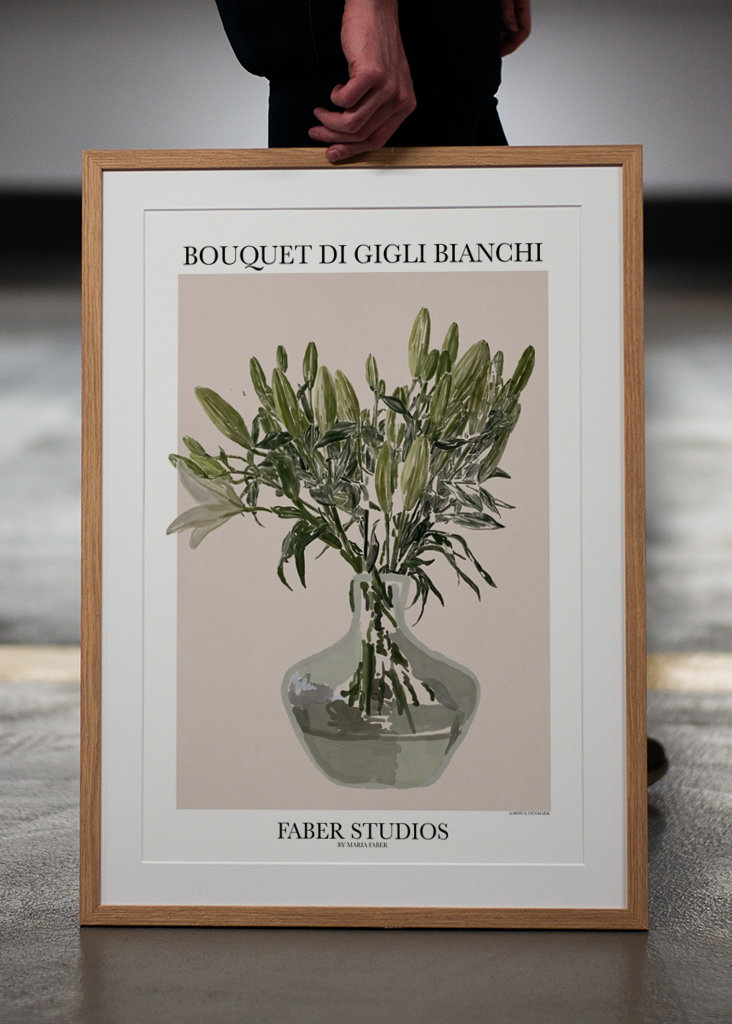 BUKETT AV GIGLI BIANCHI