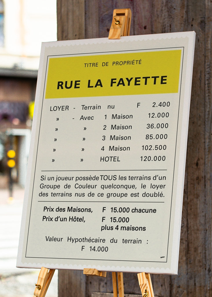 Monopoly Rue La Fayette
