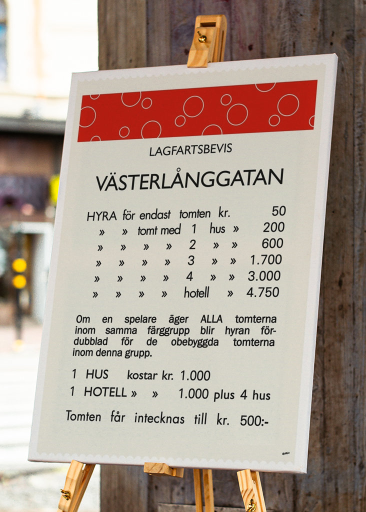 Monopoly Västerlånggatan